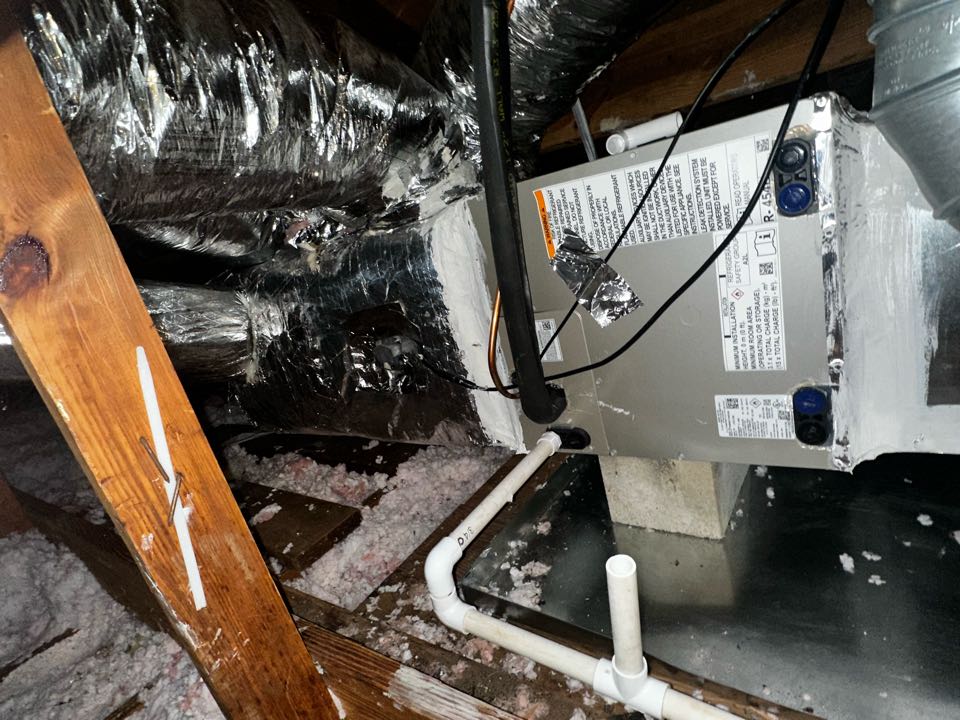 Smyrna, GA - Replaced existing mechanical system. Replaced supply and return plenums. Installed Aprilaire filter rack. Installed Ecobee thermostat. Tested heat and cool. System is working as needed. Thank you for choosing Bartlett Heating and Cooling. 