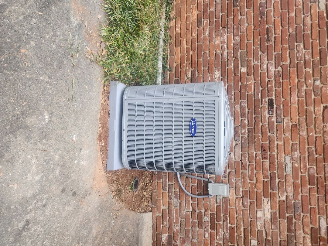 Marietta, GA - Installed new Carrier High Efficiency 2stage variable speed gas furnace Carrier condenser Ecobee Wifi Thermostat Aprilaire media filter Carrier Humidifier 