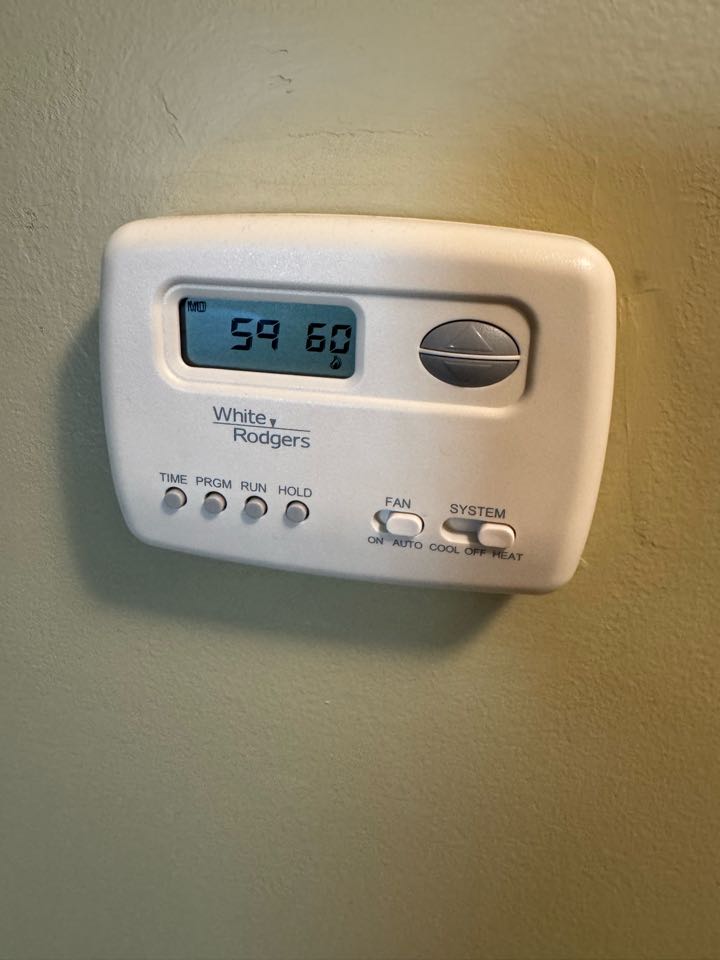 Restore HVAC system heat