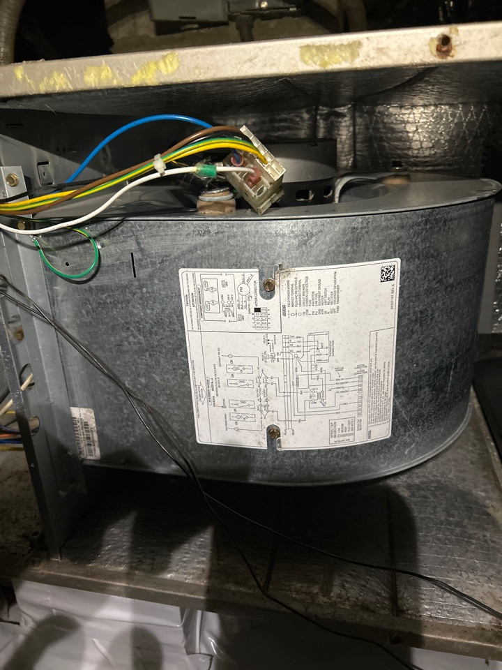 HVAC heating main on Carrier heat pump and air handler in Smyrna 