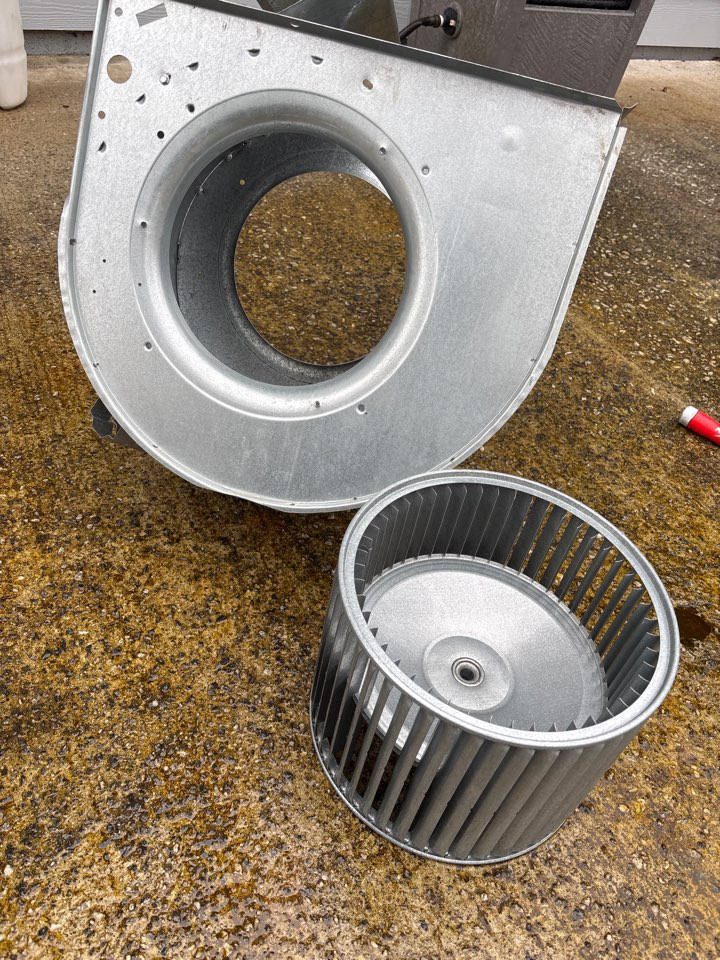 Blower wheel cleaning 🧼 