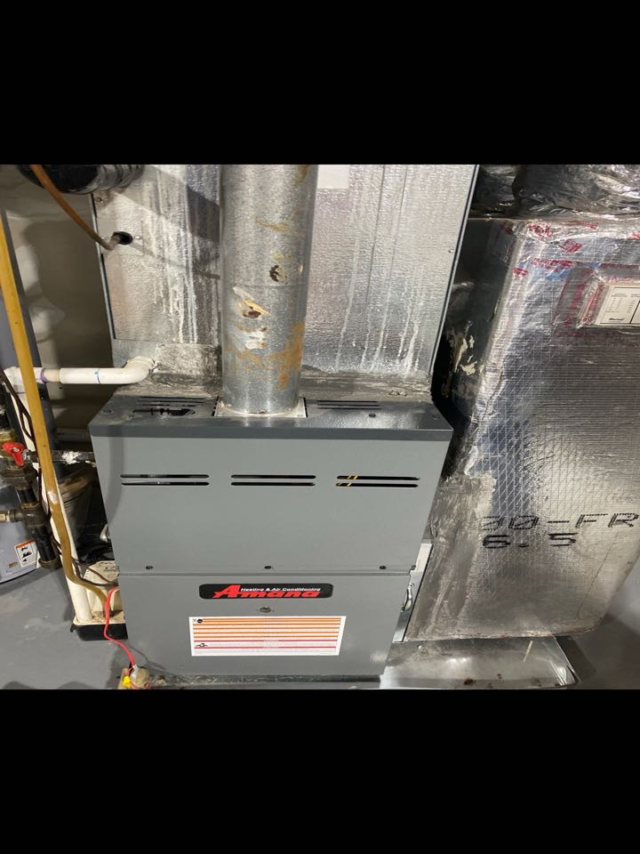 Serviced Goodman Gas Furnace