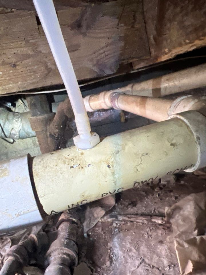 Moving down nation line to plumbing