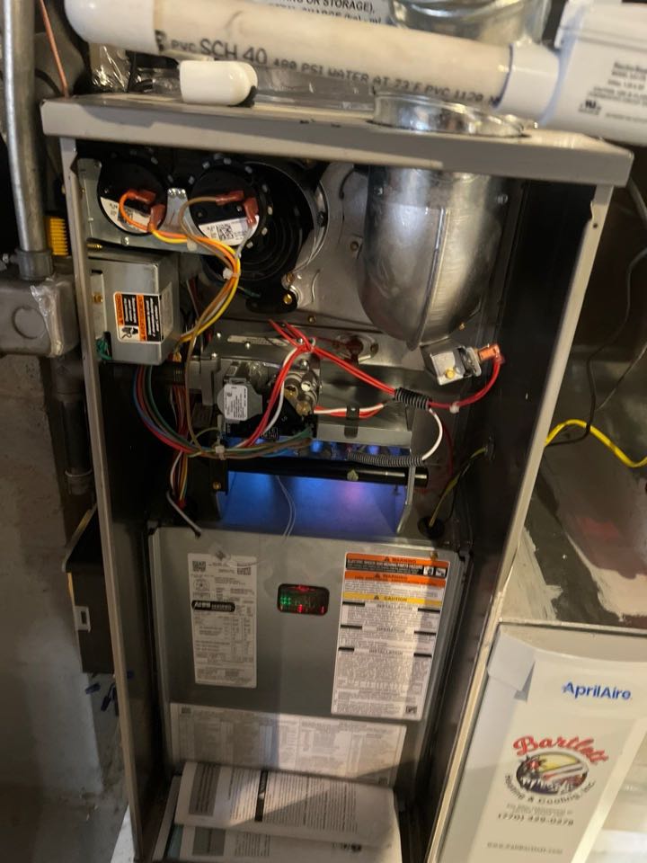 Inspecting carrier furnace