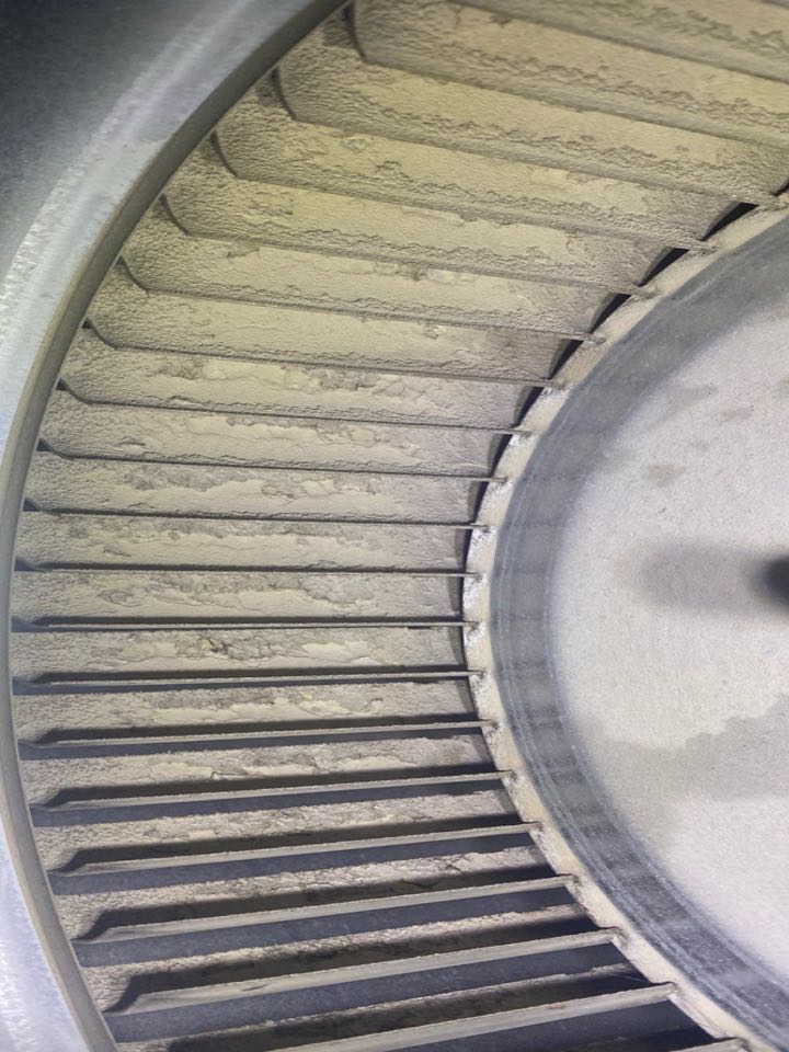 Smyrna, GA - Blower assembly chemical cleaning with blower motor replacement.