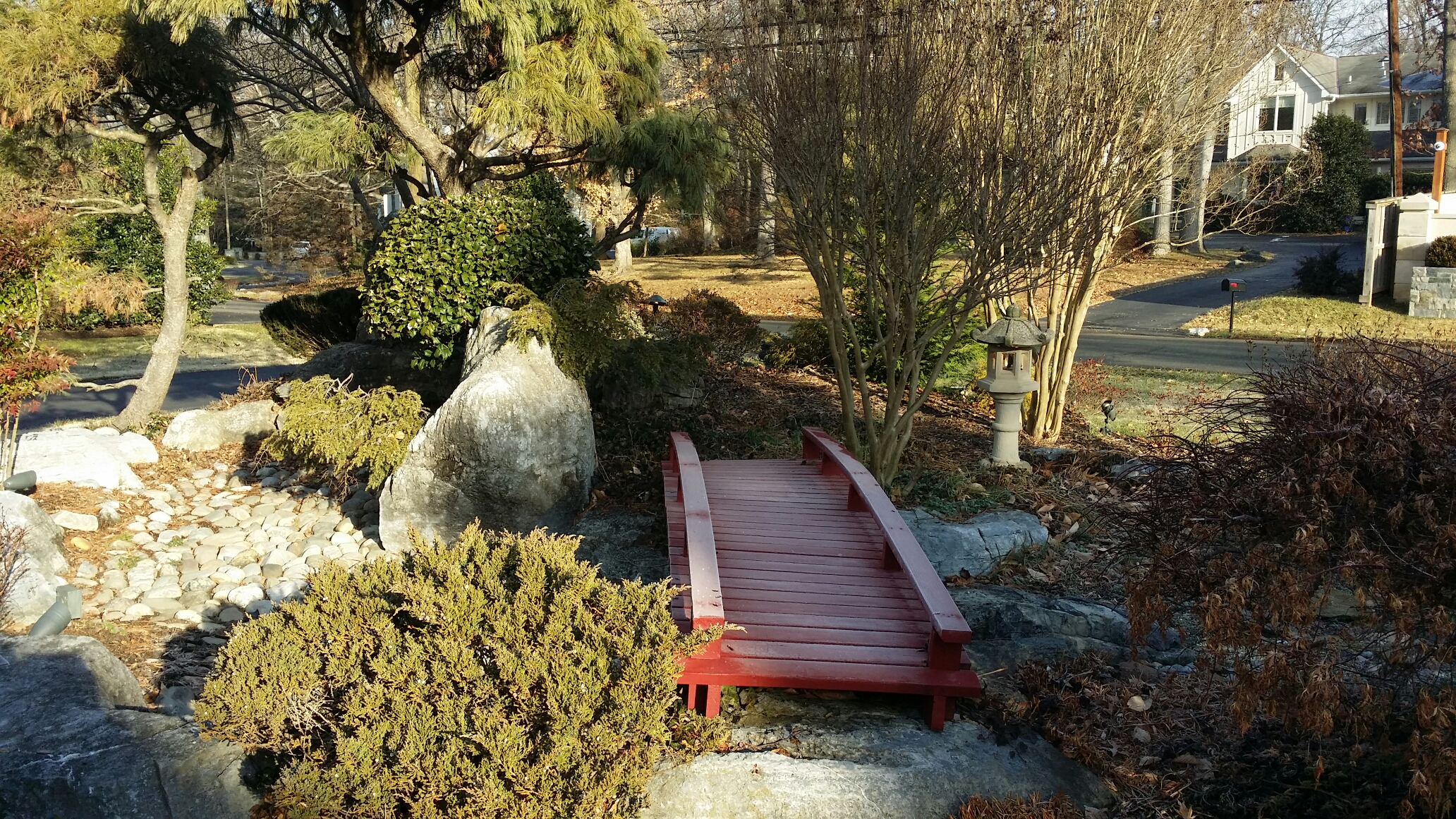 Bethesda, MD - Designing the lighting for a beautiful Japanese garden. Will be installing Zen pagoda lights to enhance the beauty of the Japanese garden. Bethesda, MD - Designing the lighting for a beautiful Japanese garden. Will be installing Zen pagoda lights to enhance the beauty of the Japanese garden.