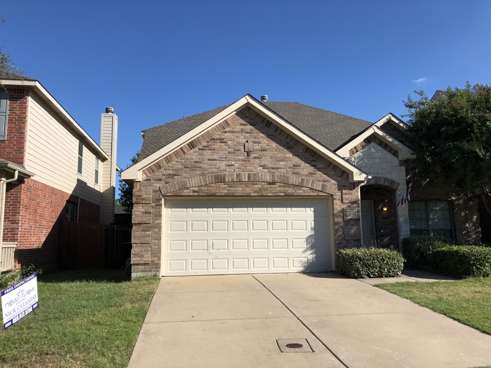 McKinney, TX - New View Crew finished up on a new GAF roof replacement due to recent wind and hail storms in the Mckinney Tx area. In addition to the roof we are replacing the hail damaged gutters and re staining the fence. All work was approved and paid for by Allstate insurance and the roof includes our lifetime workmanship warranty. McKinney, TX - New View Crew finished up on a new GAF roof replacement due to recent wind and hail storms in the Mckinney Tx area. In addition to the roof we are replacing the hail damaged gutters and re staining the fence. All work was approved and paid for by Allstate insurance and the roof includes our lifetime workmanship warranty.