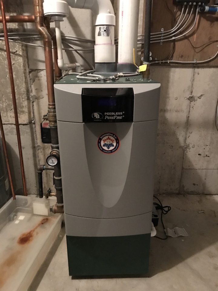 Maintenance a hot water boiler