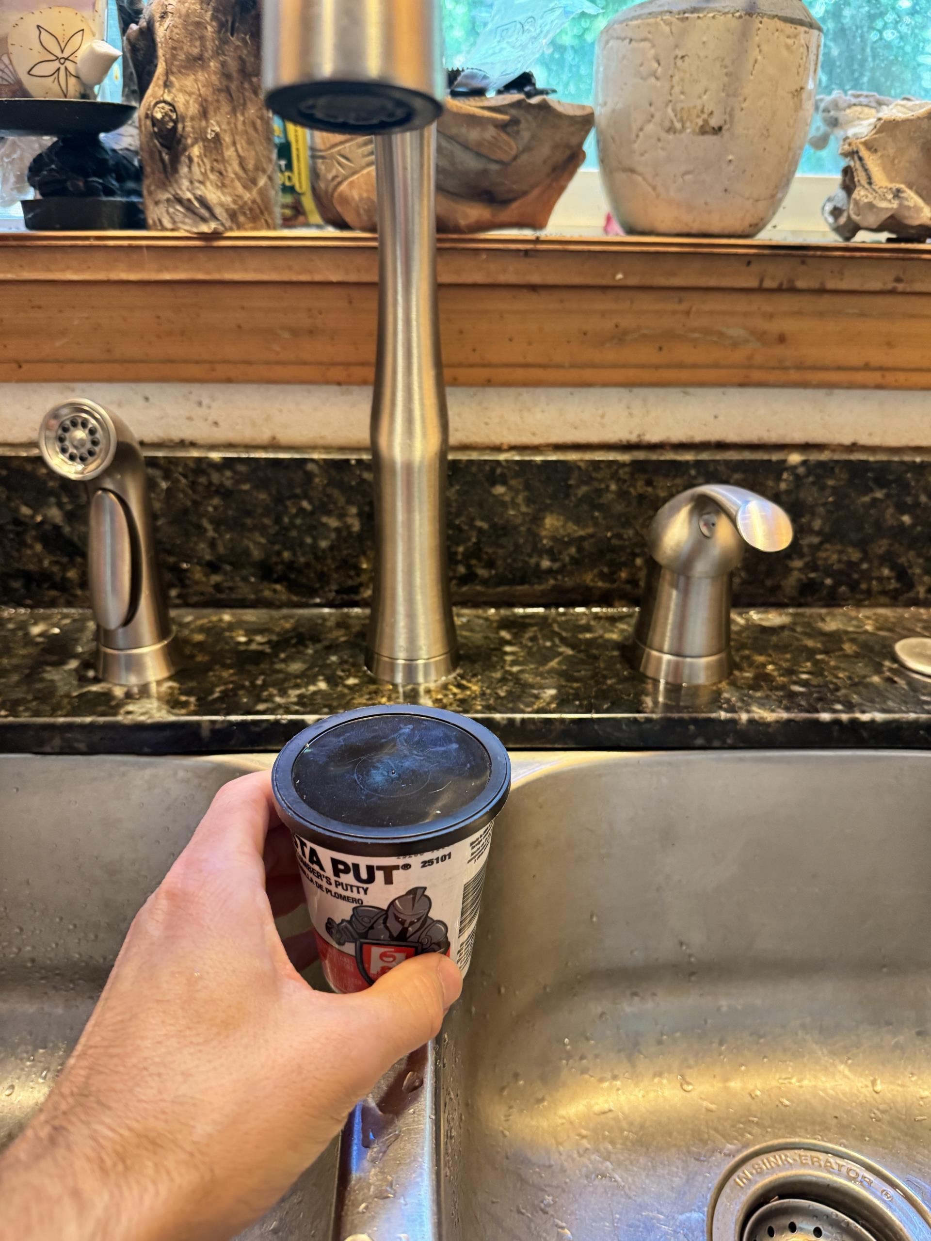 Leak under  sink 