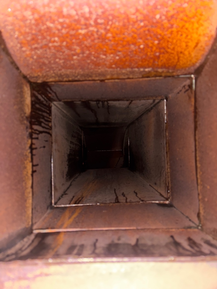 Before cleaning a exhaust access panel 