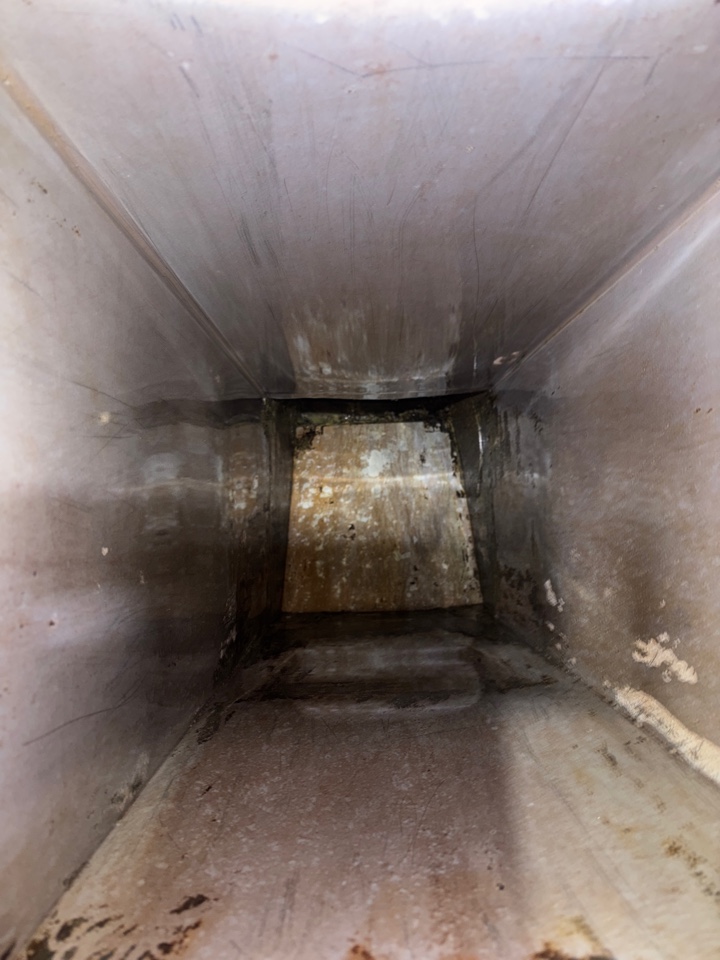 After pictures of a exhausted fan cleaned 