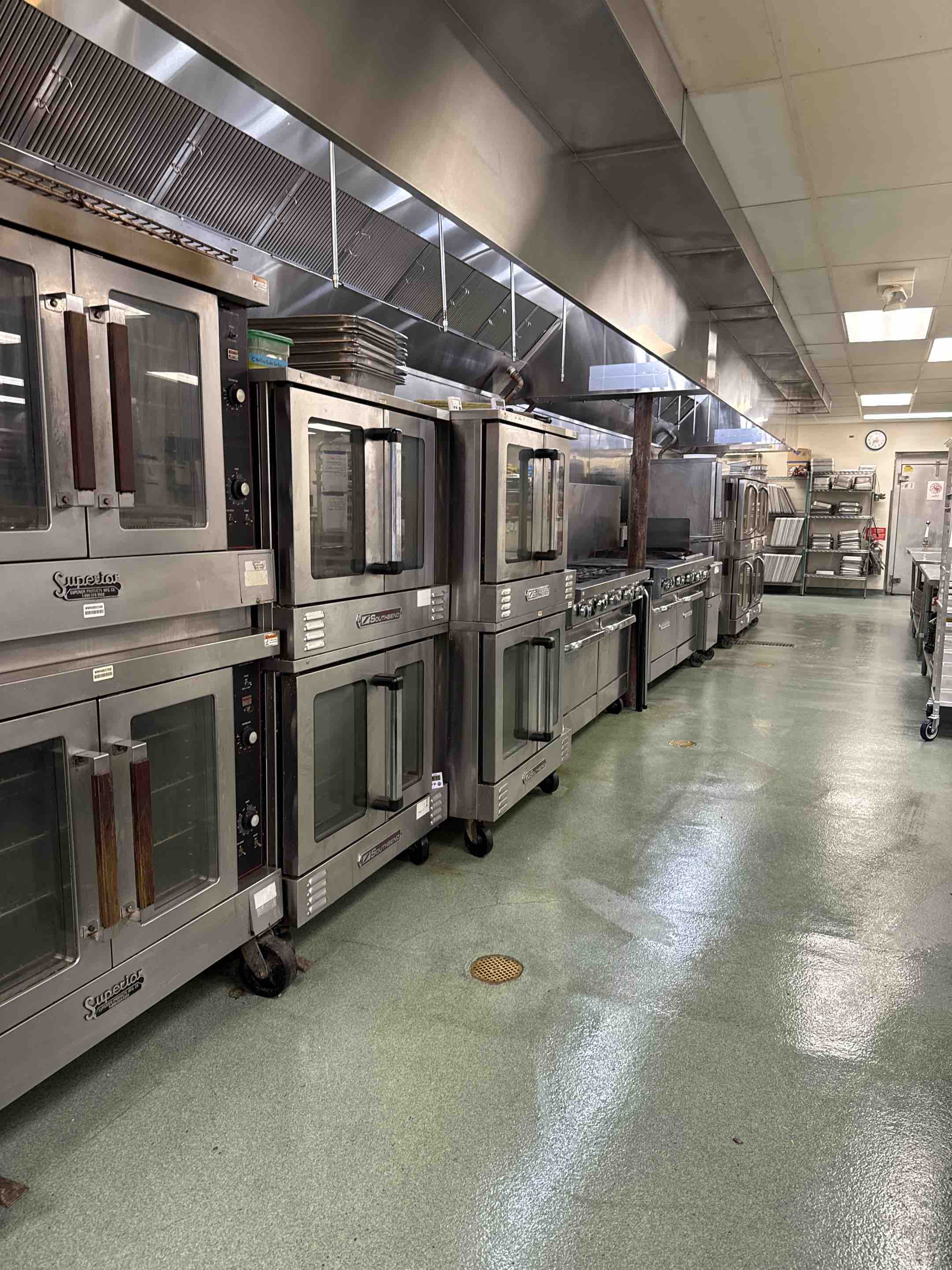 A thorough cleaning of the kitchen hood was conducted, starting with a comprehensive inspection to identify areas with heavy grease buildup. The process began by safely disconnecting the unit from its power source. Each component, including the grease filters and fan blades, was meticulously removed and cleaned using specialized cleaning agents. The filters were washed to remove accumulated grease, while the blades were cleaned to ensure optimal airflow. The exterior and interior surfaces of the hood were wiped down to eliminate any residual grease or grime. After cleaning, all components were reassembled, and the unit was tested to confirm proper functionality. The final step involved a detailed inspection to ensure the kitchen hood was restored to its original, efficient state.