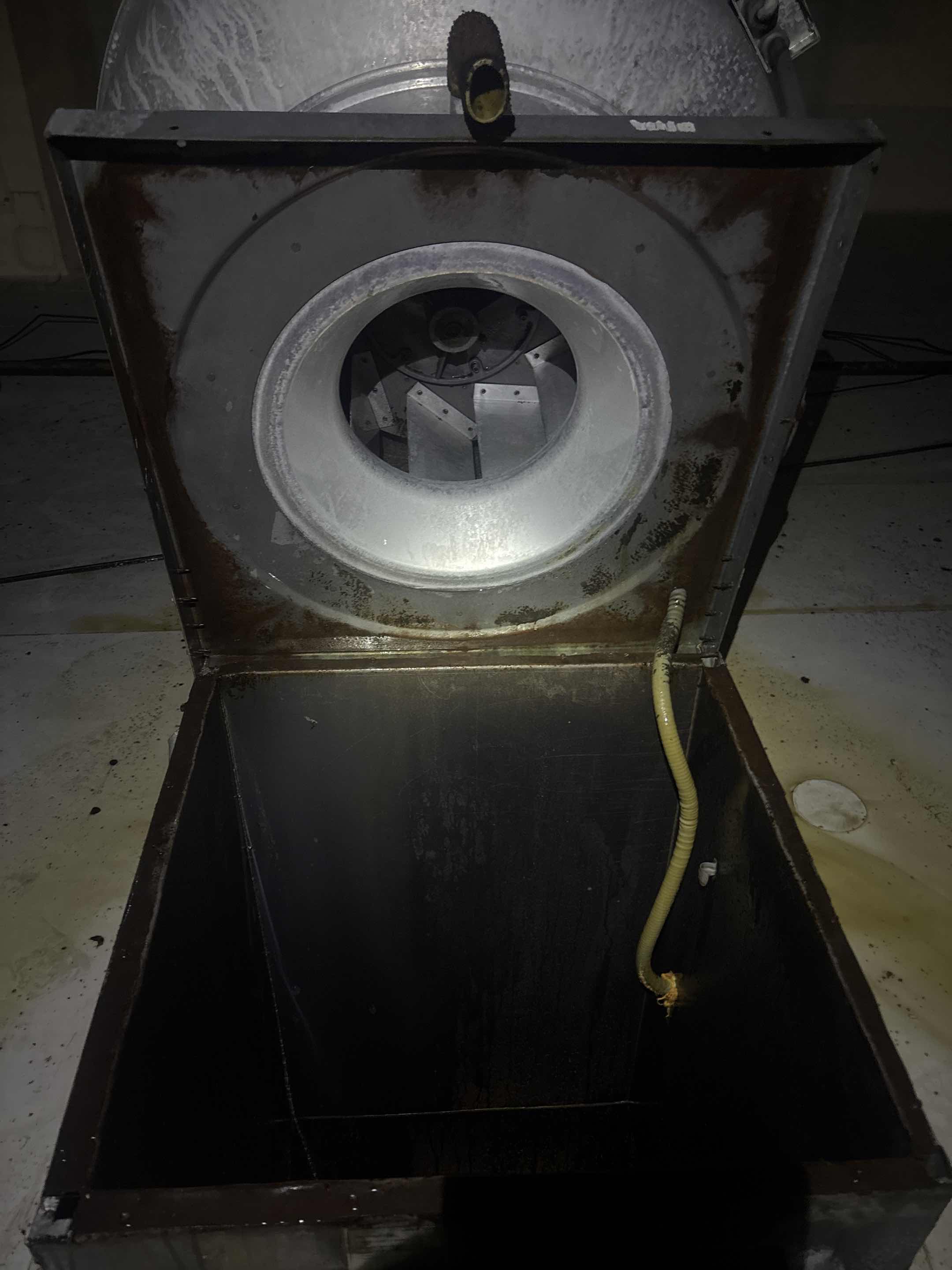 Our team meticulously cleaned an exhaust fan, ensuring it operates efficiently. We began by inspecting the fan for any visible dirt or debris. Using specialized tools, we carefully removed accumulated grime from the blades and housing. The fan was disassembled to clean internal components thoroughly. Each part was inspected for wear and damage. After cleaning, we reassembled the fan and tested it to confirm optimal performance. The fan now runs smoothly, enhancing air circulation and safety. This detailed cleaning process ensures the fan's longevity and effectiveness.