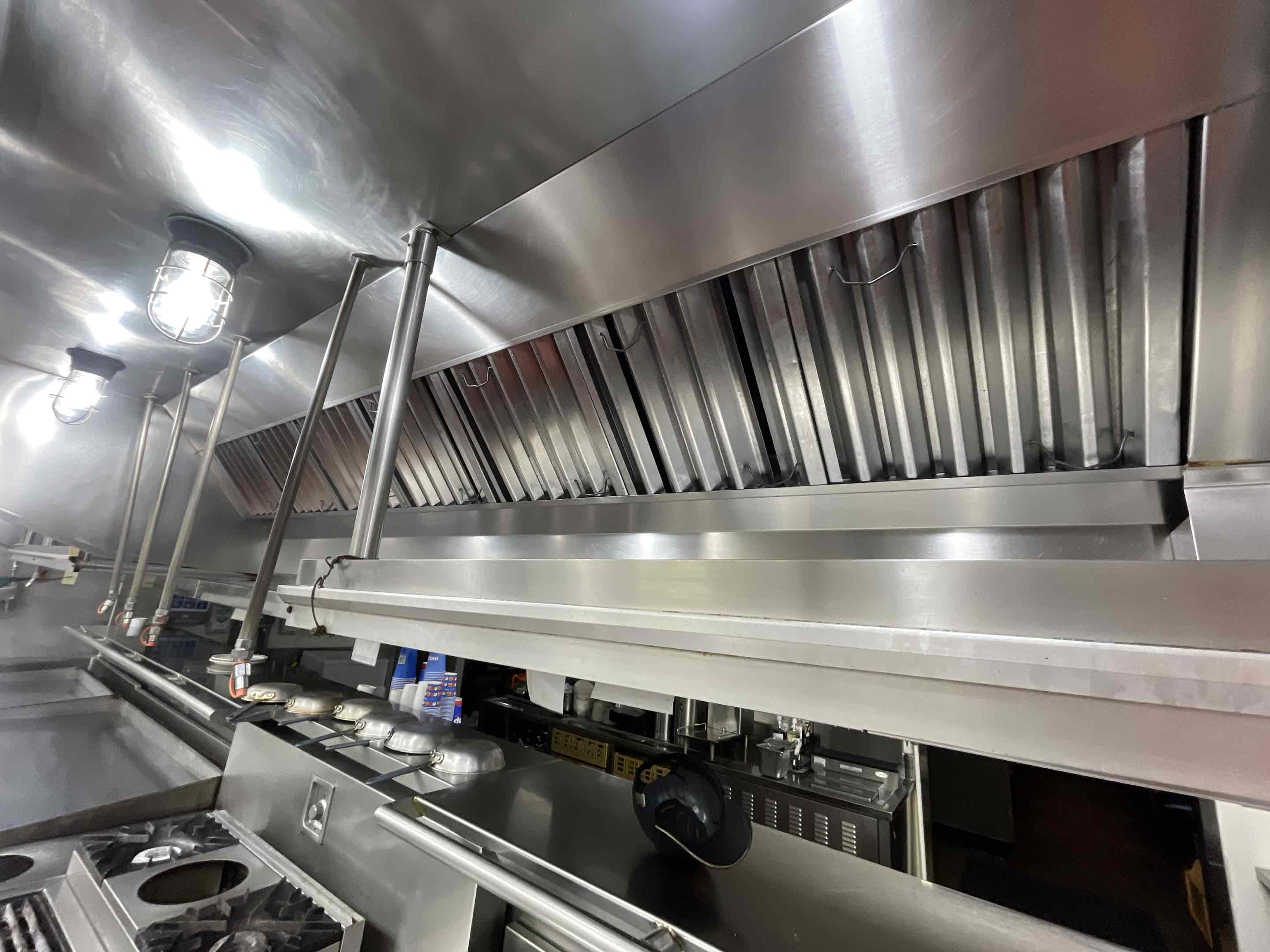 Recently, a thorough hood cleaning service was successfully executed for a prominent restaurant. The task involved meticulous cleaning of the commercial kitchen's exhaust hood system. This included removing accumulated grease, grime, and debris from the hood filters, ductwork, and surrounding areas. The process ensured optimal ventilation and fire safety compliance. High-efficiency cleaning agents and specialized equipment were used to achieve a spotless and efficient system. The cleaned hood now operates effectively, reducing fire hazards and maintaining a healthier kitchen environment.