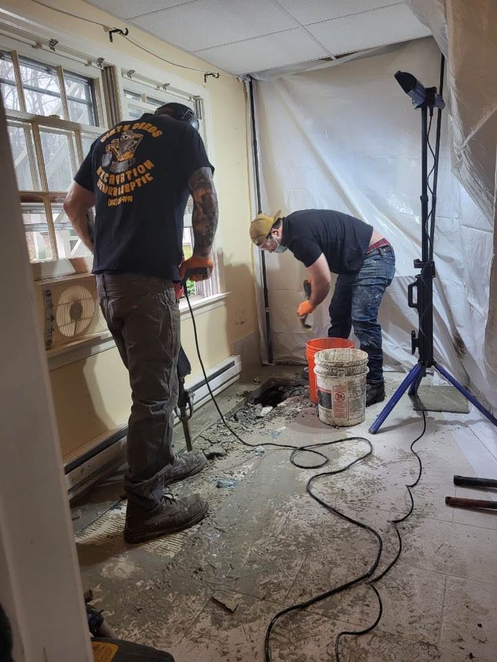 Took care of a basement sewer line replacement today, due to blockages from settling and not being pitched  correctly