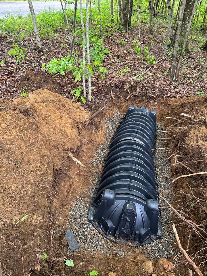 Installing a drywall for a water softener in Tolland this afternoon!