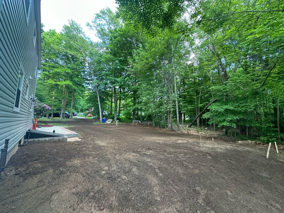 Completed a full septic system replacement in coventry over the past two days! Ready for new home owners !