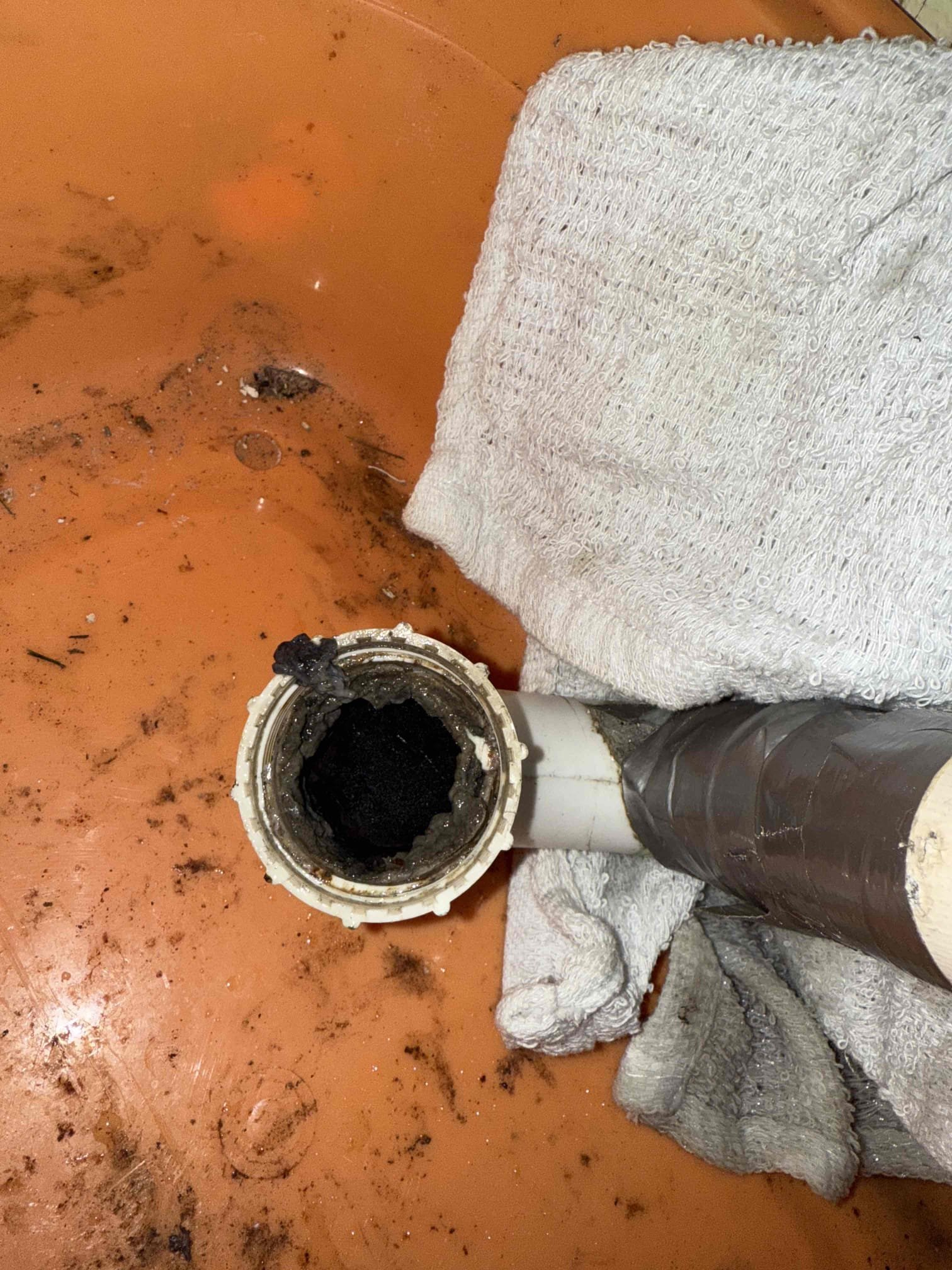 Upon arrival customer explained concern with laundry stand pipe backing up when washing machine drains, as well as kitchen sink being affected at the same time. After inspecting and testing drains we recommend clearing the drain line from laundry drain to restore flow to both kitchen sink and laundry drain.  All work was checked for proper flow and leaks, there are no leaks at this time and drains are working properly at this time. 