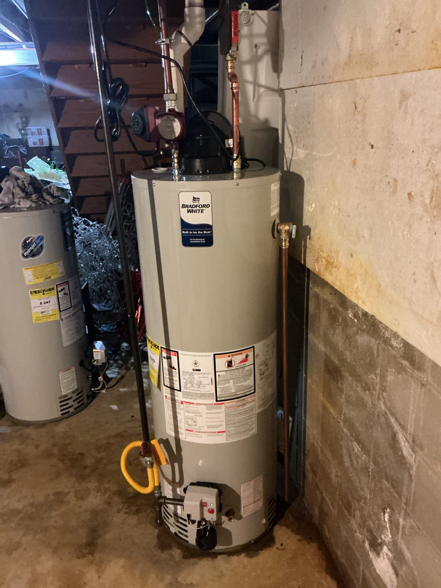 Upon arrival customer stated they had a sulfur smell coming from their hot water. MyGuy diagnosed issue and found the water heater to be 10 years old and the anode rod was probably bad. MyGuy created options for replacement of water heater with 6 and 10 year manufacturer warranty options. Customer decided to move forward with replacement of their water heater with MyGuy membership and 6 year manufacturer warranty. Once installed we turned water back on to home, purged all air from system, and tested for leaks. There are no leaks at this time and everything is functioning as it should.

*permit fees are at homeowners cost.
*customer is now a member