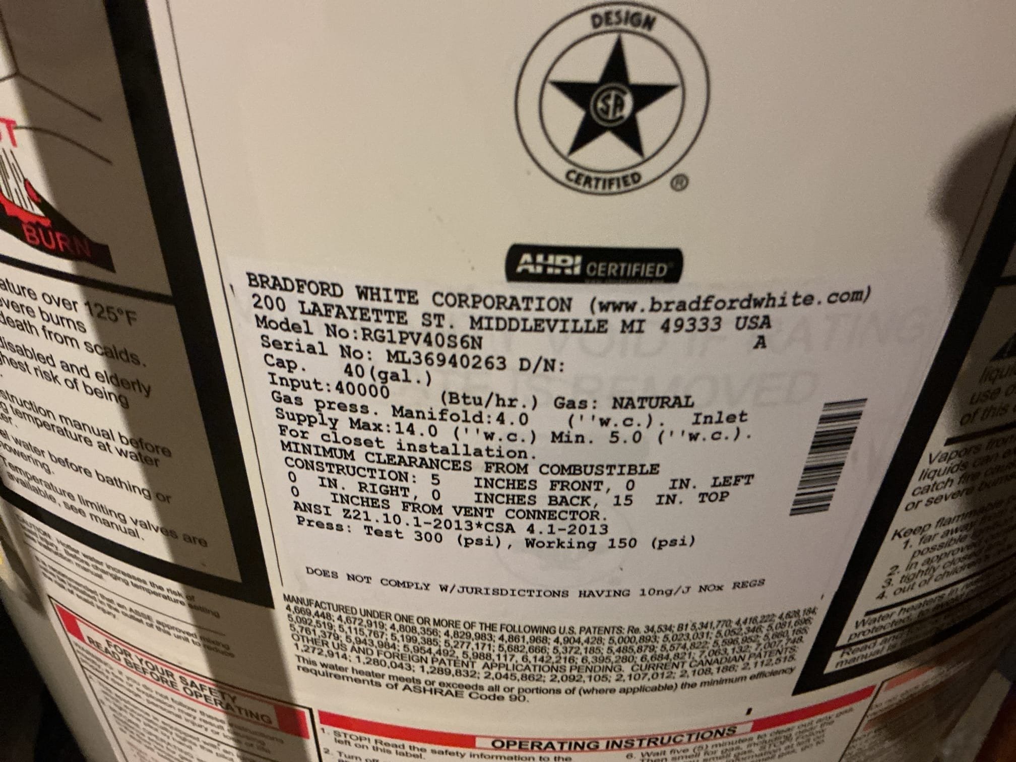 Upon arrival customer stated they had a sulfur smell coming from their hot water. MyGuy diagnosed issue and found the water heater to be 10 years old and the anode rod was probably bad. MyGuy created options for replacement of water heater with 6 and 10 year manufacturer warranty options. Customer decided to move forward with replacement of their water heater with MyGuy membership and 6 year manufacturer warranty. Once installed we turned water back on to home, purged all air from system, and tested for leaks. There are no leaks at this time and everything is functioning as it should.

*permit fees are at homeowners cost.
*customer is now a member