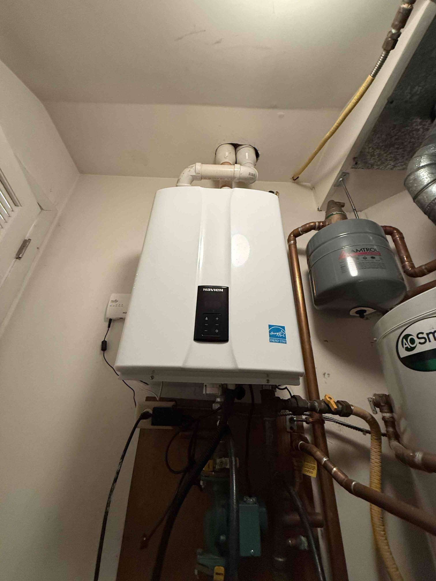 Arrived on site previous tech stated that the return side isolation valve was not turning. Arrived on site and was able to isolate return side and serviced tankless. Serviced Naviclean as well. Tested all work and everything appears to be in working order and there appears to be no leaks at this time. Collected payment. Arrived on site previous tech stated that the return side isolation valve was not turning. Arrived on site and was able to isolate return side and serviced tankless. Serviced Naviclean as well. Tested all work and everything appears to be in working order and there appears to be no leaks at this time. Collected payment.