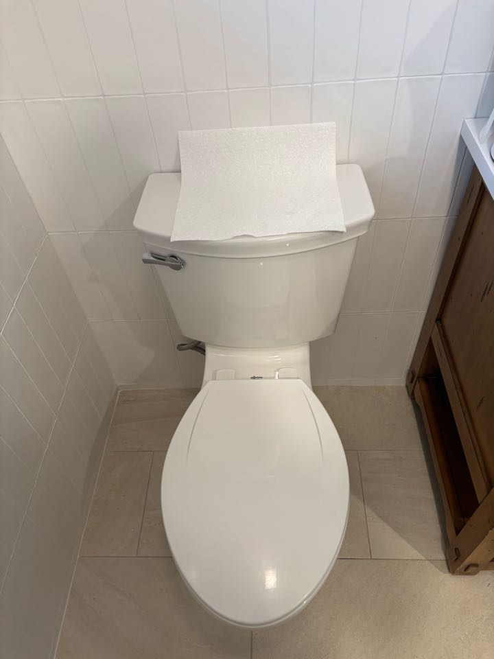 Pulled and reset toilet to fix leak. Manasquan, NJ 08736