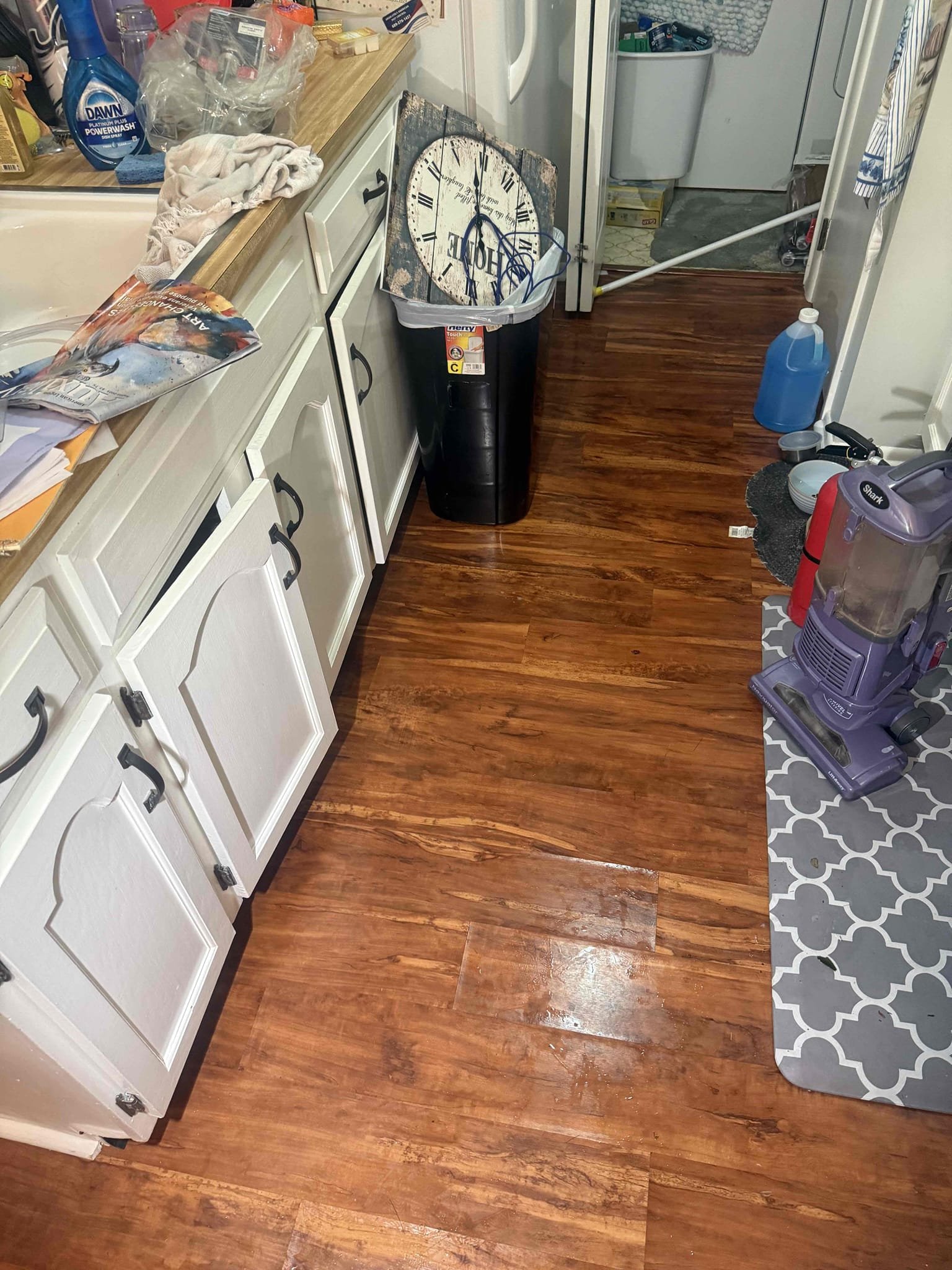 Arrived to home for flooded home. Upon inspection saw that entire home had saturated floor. Customer had called insurance company and a restoration company was here to find out where leak is coming from. Township came to turn off water and meter was spinning when nothing was on. From all information I collected it seems like leak is coming from slab. Could not give options today. Gave allstates customer number to see if they can move forward with us. We will be coming back to further diagnose once we have more information. 59 diagnostic fee waived. Arrived to home for flooded home. Upon inspection saw that entire home had saturated floor. Customer had called insurance company and a restoration company was here to find out where leak is coming from. Township came to turn off water and meter was spinning when nothing was on. From all information I collected it seems like leak is coming from slab. Could not give options today. Gave allstates customer number to see if they can move forward with us. We will be coming back to further diagnose once we have more information. 59 diagnostic fee waived.