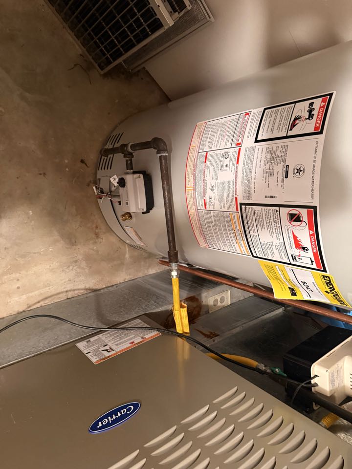 Installed new Bradford white water heater
