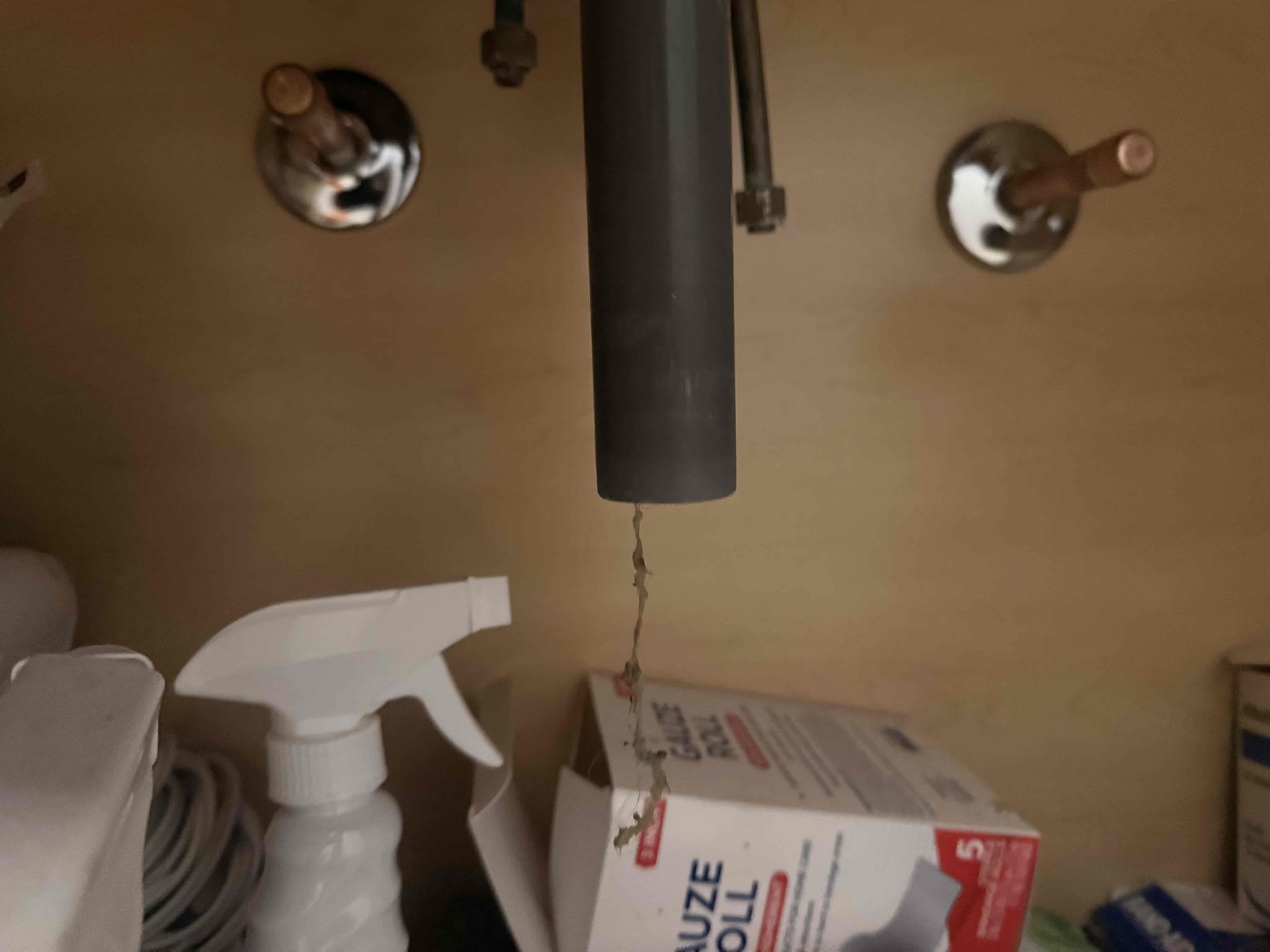 MyGuy Plumbing will cut & cap water and waste for existing single vanity
MyGuy Plumbing will remove existing toilet and cap water and waste
MyGuy cut cans capped water lines and drain li es in bathroom. Water is on to the home no leaks.