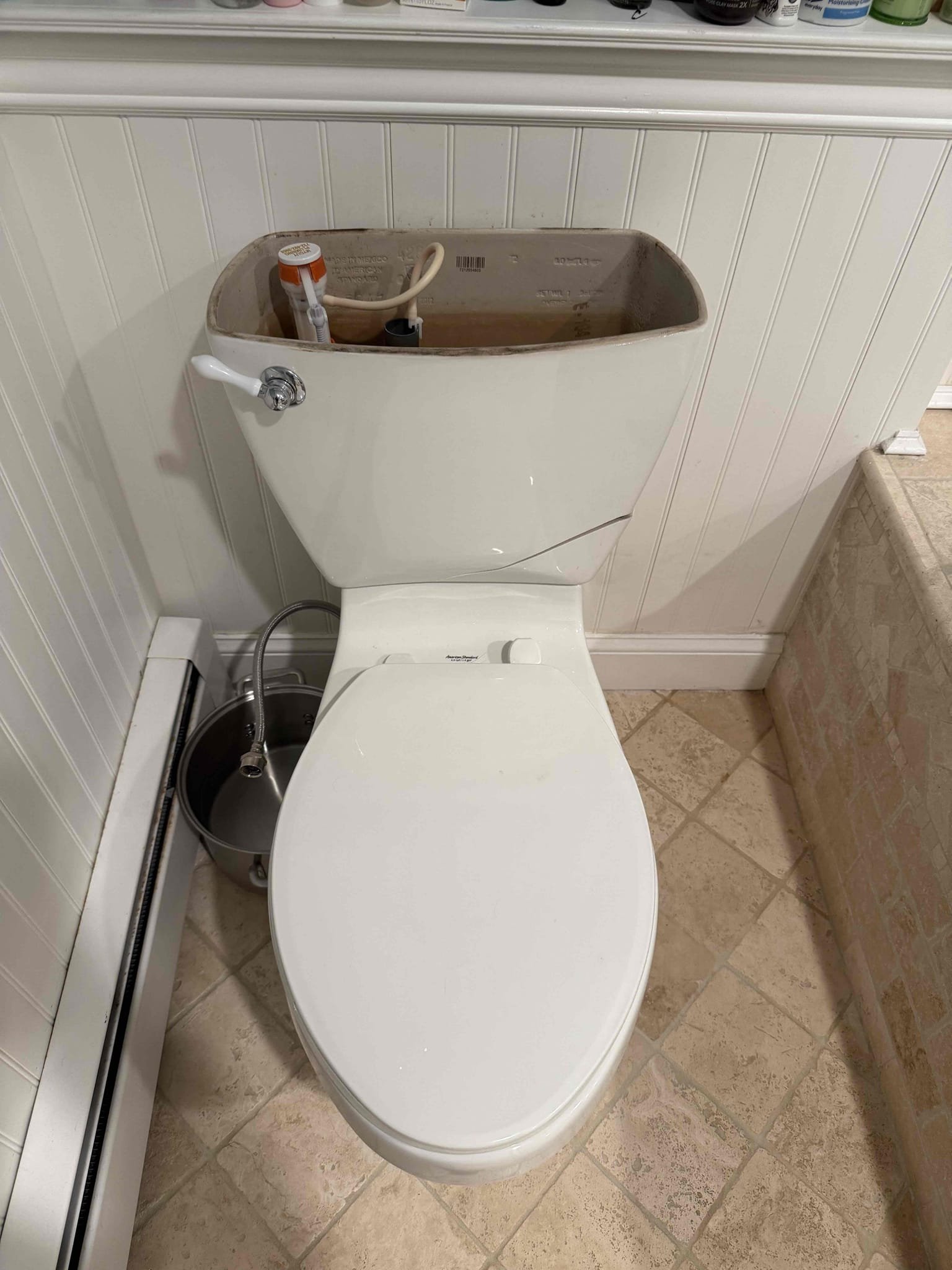 Customer stated that they would like their toilet replaced. When we arrived on site MyGuy plumbing gave customer options to replace toilet. MyGuy plumbing will be returning on Saturday to replace toilet. 