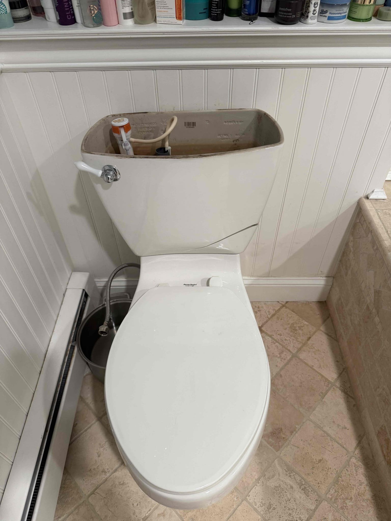 Customer stated that they would like their toilet replaced. When we arrived on site MyGuy plumbing gave customer options to replace toilet. MyGuy plumbing will be returning on Saturday to replace toilet. 