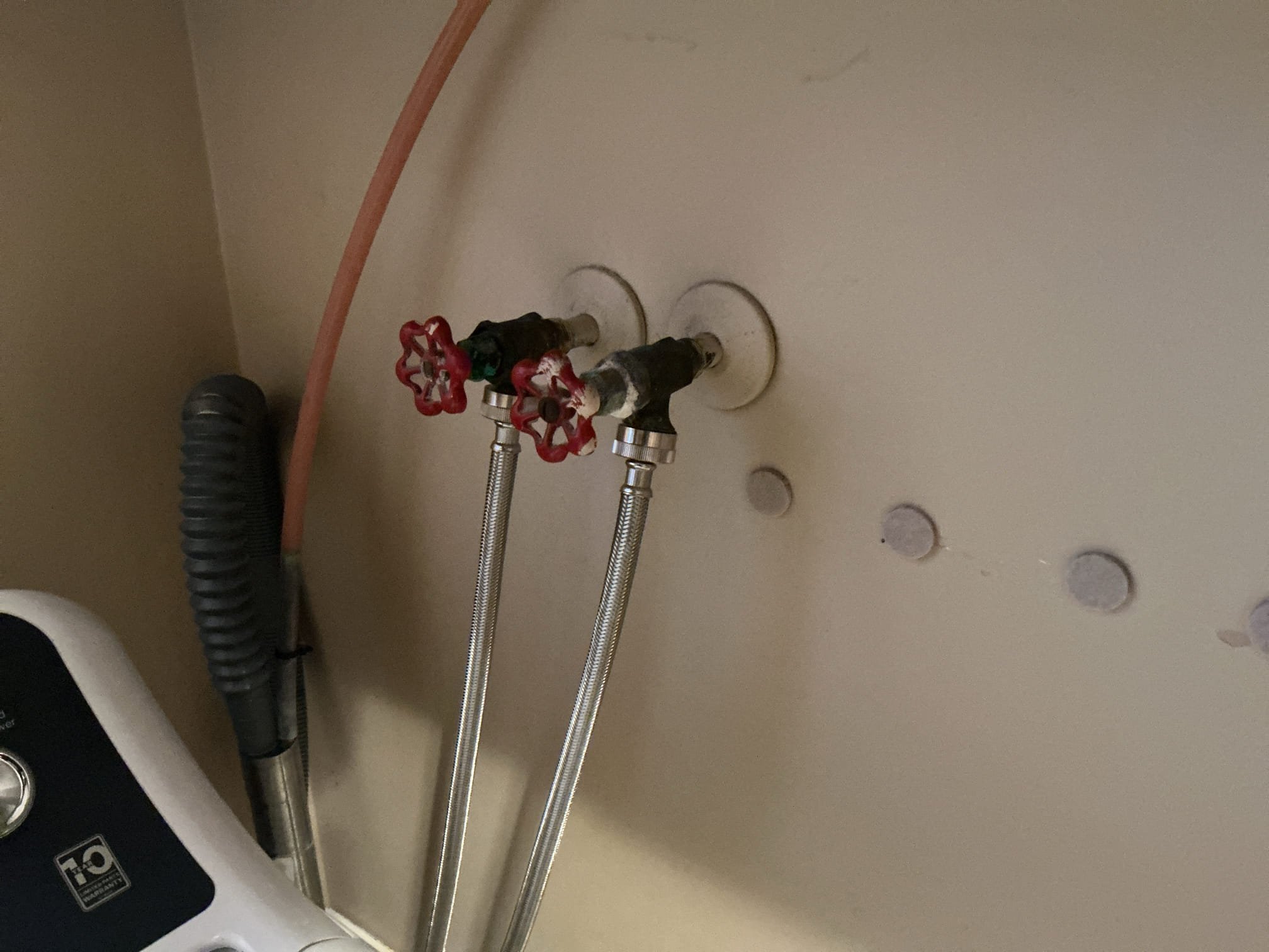 Arrived to the home, client has had their washer and dryer replaced last week. During the install he noticed the existing boiler drain valves for the washer are corroded, old, and shows signs of leaks in the past. Client would like to be proactive in replacement of the valves before any failures happen.
Shut off water to home and drained the system down.
Unsoldered existing valves from the wall.
Cleaned and prepped pipes for install.
Supplied and installed new quarter turn boiler drains for the washer.
Secured my connections and turned the home back on to check for leaks.
There are no leaks at this time.
Purged the system of air as well. Arrived to the home, client has had their washer and dryer replaced last week. During the install he noticed the existing boiler drain valves for the washer are corroded, old, and shows signs of leaks in the past. Client would like to be proactive in replacement of the valves before any failures happen.
Shut off water to home and drained the system down.
Unsoldered existing valves from the wall.
Cleaned and prepped pipes for install.
Supplied and installed new quarter turn boiler drains for the washer.
Secured my connections and turned the home back on to check for leaks.
There are no leaks at this time.
Purged the system of air as well.