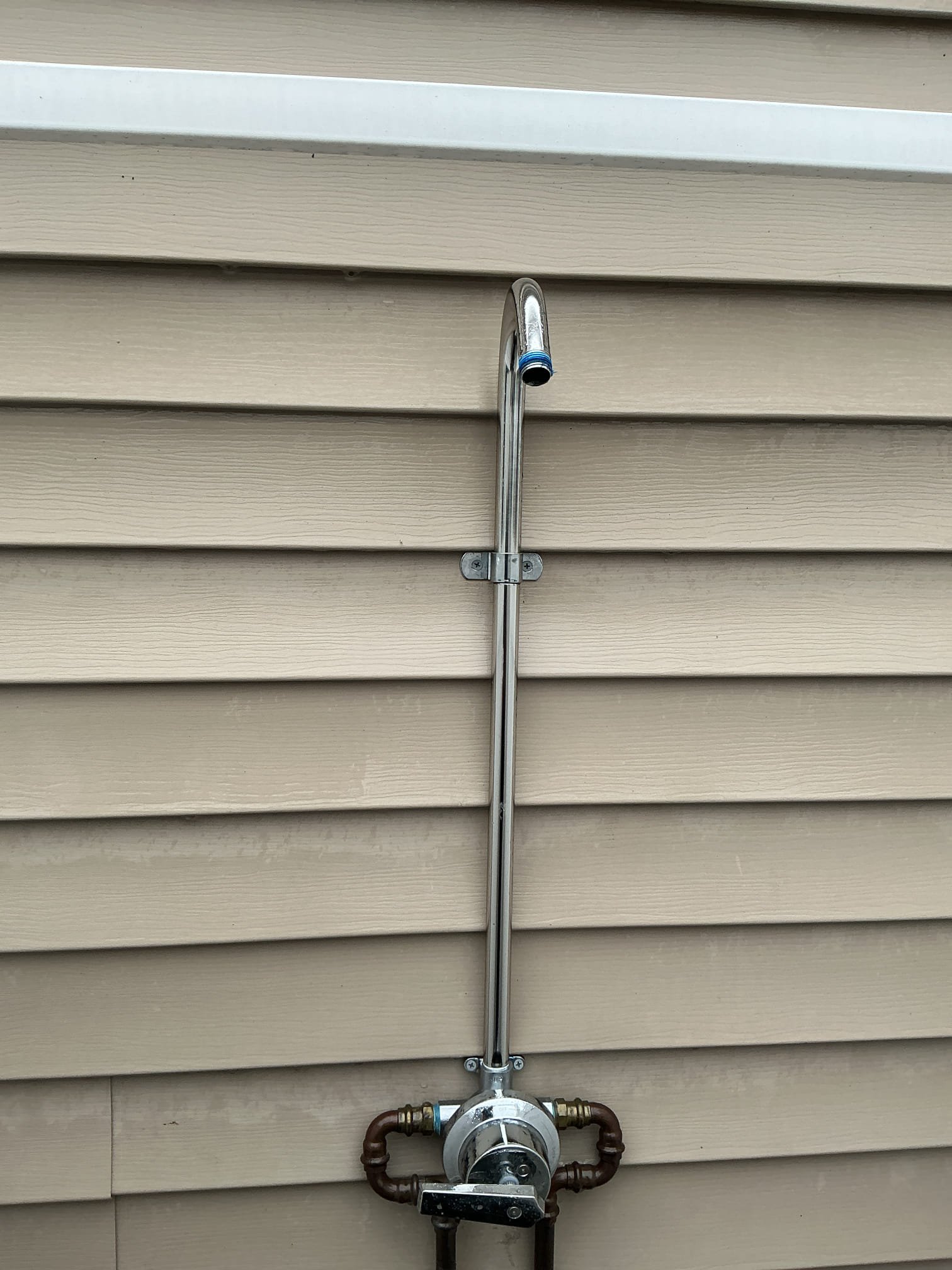 Arrived to the home for winterization of outdoor rinse station the was installed by MyGuy Plumbing.
Located drain down valves and ball valves for the system.
Using compressed air, I blew out all water out of the system.
Disconnected drain plug and shower head from rinse station.
System is now winterized and ready for the cold.
Client would like a quote for a laundry sink to be installed in the basement. Will leave estimate for the work to be completed. Arrived to the home for winterization of outdoor rinse station the was installed by MyGuy Plumbing.
Located drain down valves and ball valves for the system.
Using compressed air, I blew out all water out of the system.
Disconnected drain plug and shower head from rinse station.
System is now winterized and ready for the cold.
Client would like a quote for a laundry sink to be installed in the basement. Will leave estimate for the work to be completed.