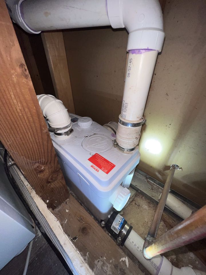 Macerating pump burnt out in Beachwood NJ