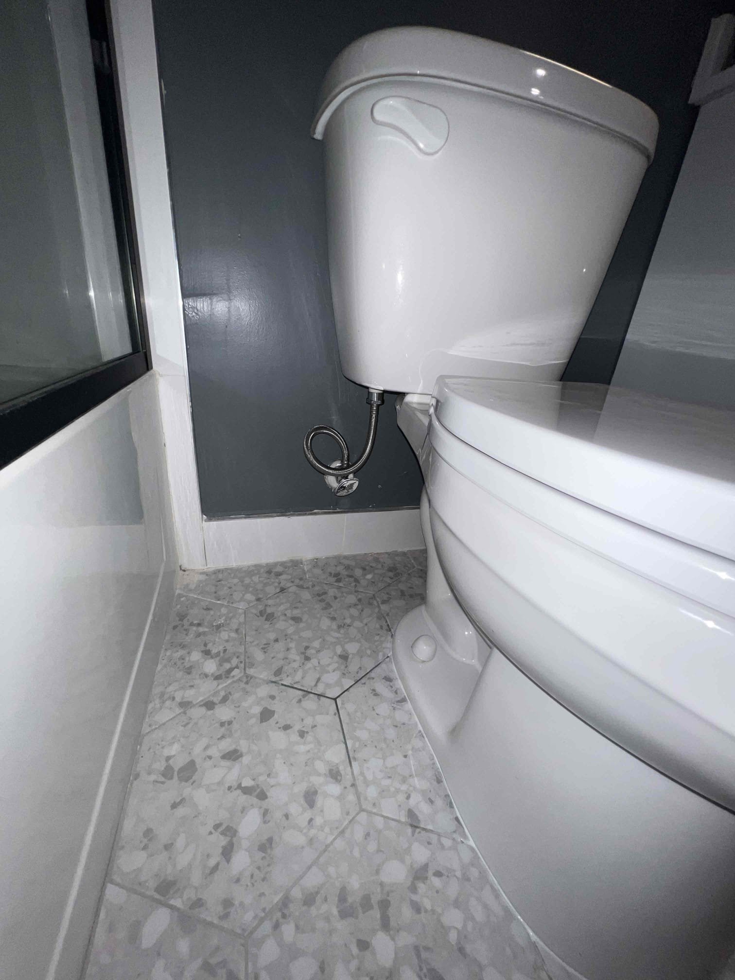 Arrived on site client stated they were getting a bad smell from the toilet up stairs. Upon inspection client stated he put blue dye tabs in the toilet tank and saw blue stains around the base of the toilet. Recommended a pull and reset to replace wax seal. Replaced wax seal, Johnny bolts, and supply line and reset toilet. Flushed toilet multiple times and there are no leaks. Toilet is flushing as it should. Arrived on site client stated they were getting a bad smell from the toilet up stairs. Upon inspection client stated he put blue dye tabs in the toilet tank and saw blue stains around the base of the toilet. Recommended a pull and reset to replace wax seal. Replaced wax seal, Johnny bolts, and supply line and reset toilet. Flushed toilet multiple times and there are no leaks. Toilet is flushing as it should.