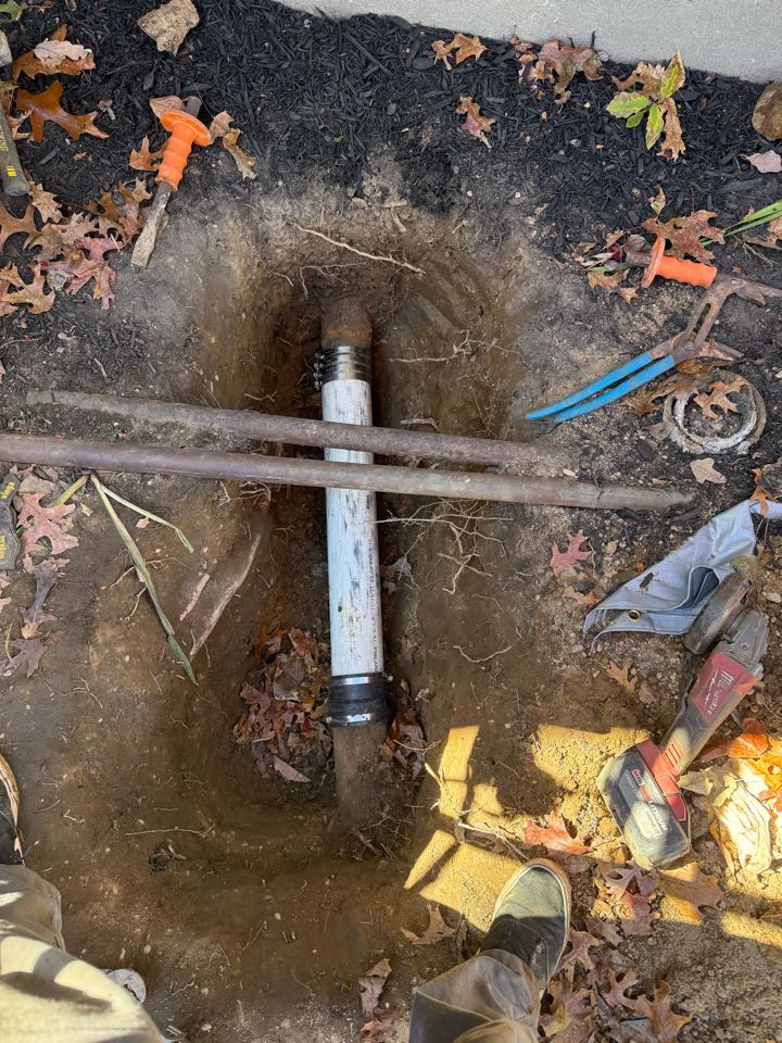 Spot repair for sewer line in Bayville Nj 