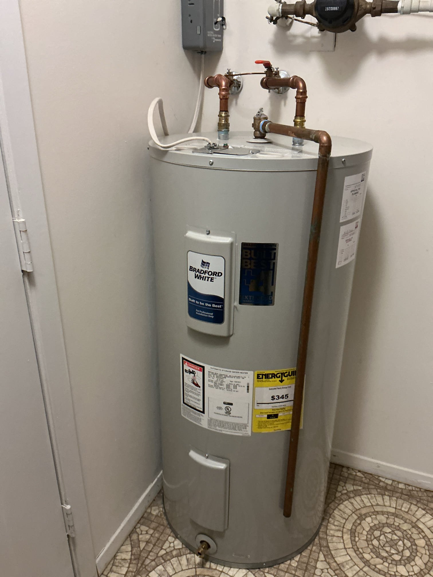 Arrived to the home, customer has requested we put the water heater on vacation mode for the next few months, this water heater in particular does not have a vacation mode, so I dialed down the thermostat to a much lower setting. With the water heaters power turned back on, the water heater is not ready for the season. I also shut off the water to the home as per the client and relieved the pressure in the system and left all taps on at this time.