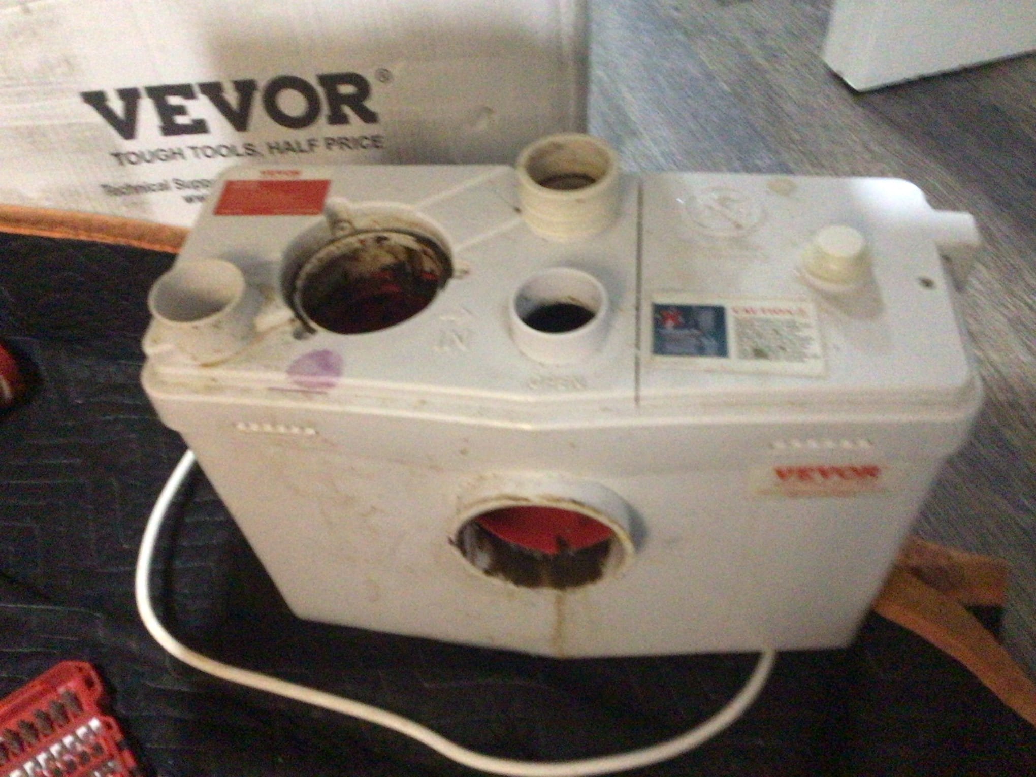 replace macerating pump. hose bib and do shut off as courtesy. 

Arrived on site to replace macerating pump and install new hose bib with shutoff valve. Replaced macerating pump and ran all fixtures in downstairs bathroom to test for leaks. There are no leaks and the new pump is pumping as it should. Replaced hose bib with new shutoff valve and when done turned water back on to test for leaks. There are no leaks at this time.