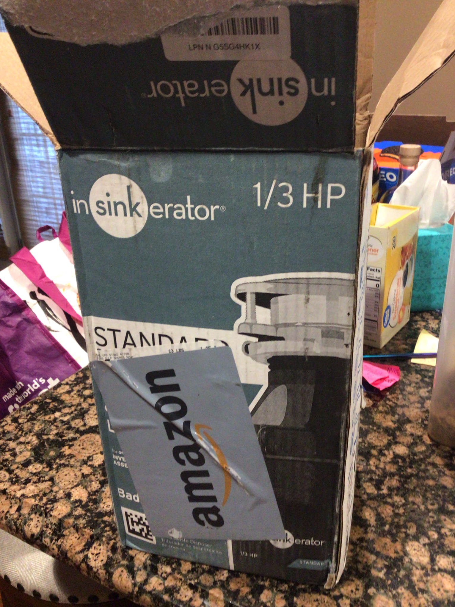 Arrived on site and client stated thier toilet would not flush properly and would like us to install customer supplied garbage disposal. Upon inspection when flushing the toilet it appears to be clogged. Client would not like to move forward with the garbage disposal at this time. After augering the toilet it is now flushing as it should.