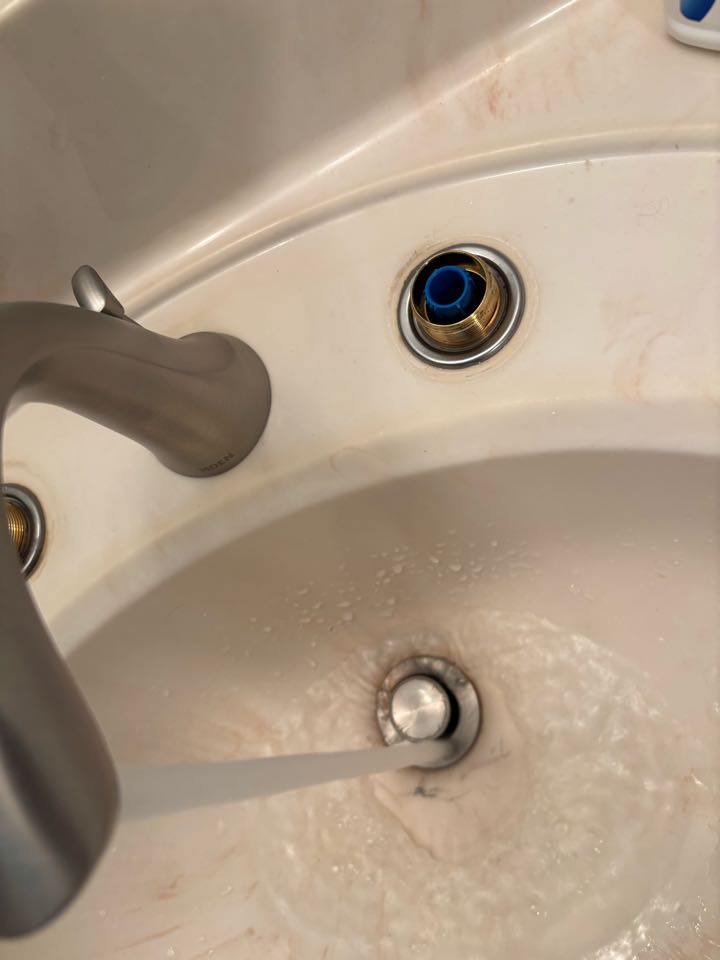 Inspected leak on lavatory faucet and provided options to replace tub shoe and over flow. Lakewood, NJ 08701