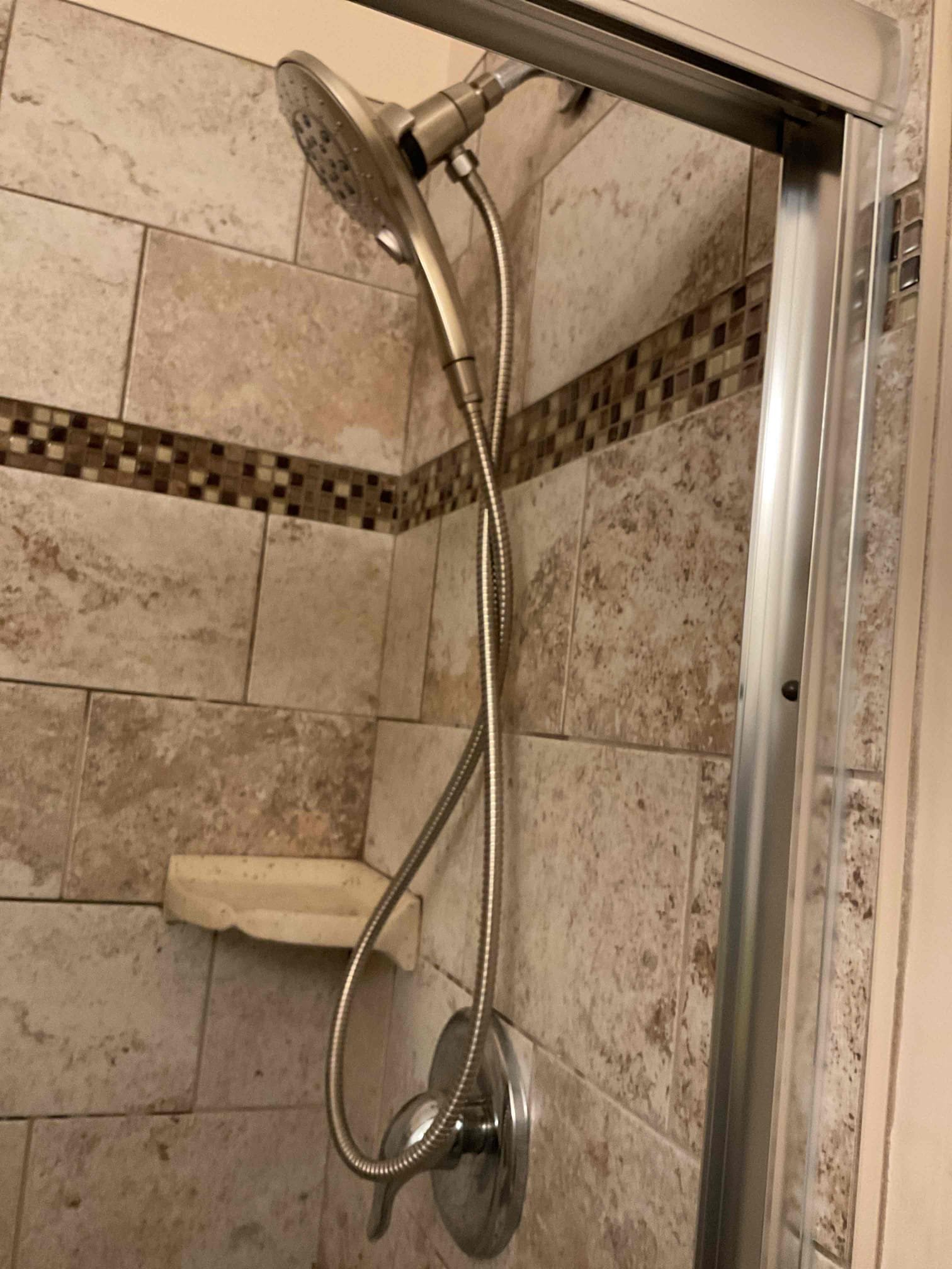 Arrived on site customer stated that they had a dripping shower head. Upon inspection found that the cartridge had failed. Replaced cartridge and installed new shower head tested all work and everything appears to be in working order and there appears to be no leaks at this time. Collected payment.