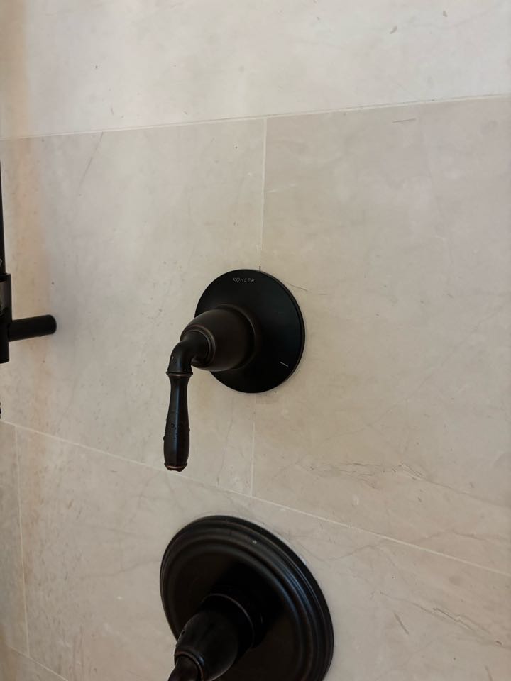 Replaced shower handle of Kohler shower valve. Wall Township, NJ 07719
