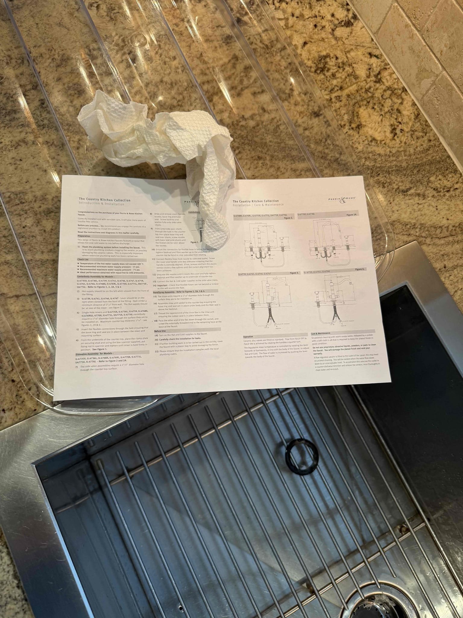 Pressure 60
Hardness 3 
Ph 7.4
Arrived on site customer stated that they would like their kitchen faucet replaced with the faucet that they purchased. After inspecting, we noticed that the hot side shut off valve did not fully close. My guy plumbing gave options to install customer supplied faucet along with replacing all shut off valves underneath the kitchen sink. Customer decide to move forward with everything. After all work was completed my guy plumbing turned the water back on to the home and  tested for leaks. At this time, There are no leaks found everything is working. It should please note that there is no warranty on. Customer supplied products. Only the labor.