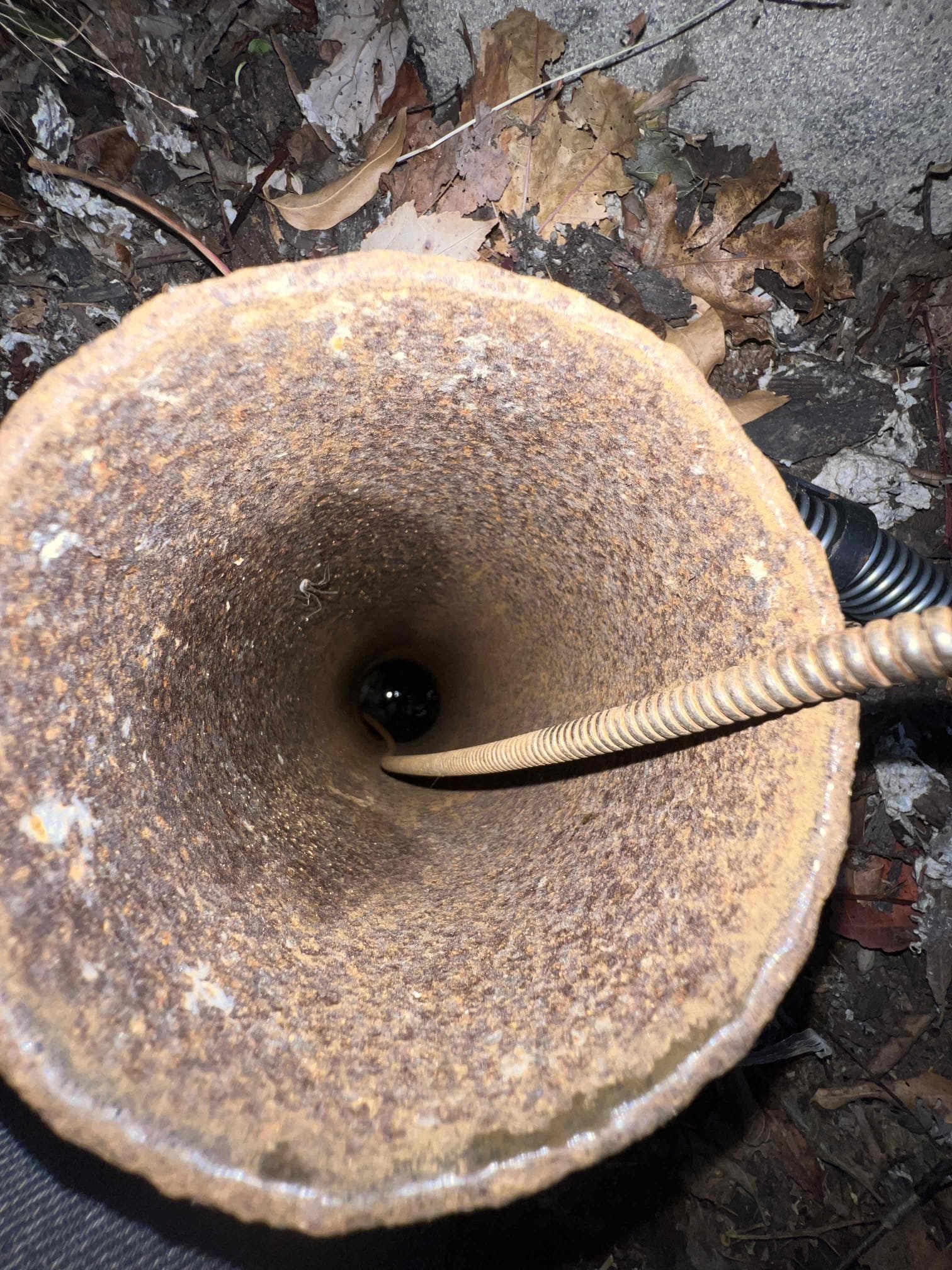 Arrived on site client stated when she used the shower downstairs it would come out of toilet and her washing machine overflowed when in use. Checked clean out outside and clients husband attempted to snake the main by themselves and got the cable stuck in the clean out. I was able to pull cable out and the soft blockage pushed itself out. Ran water in the downstairs bathroom and some water flowing in the clean out. Put camera down the line towards the street and would recommend a hydro jet from the street to clean out. Will credit back Visual diagnostic if client moves forward with work.