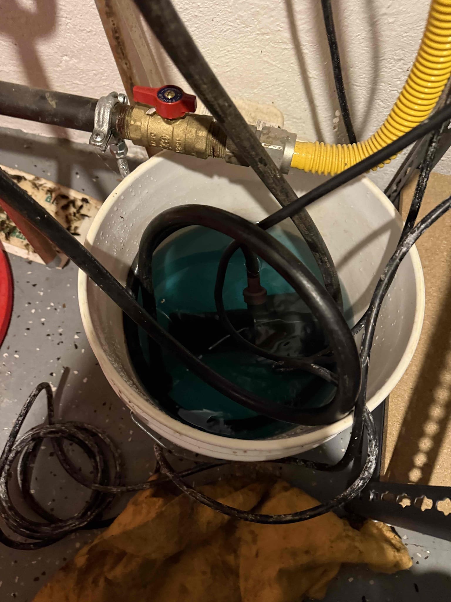 Arrived on site customer stated that they would like to have their tankless flushed, washing machine valve replaced, and clear a main line stoppage. Flushed tankless, replaced washing machine valve, and cleared stoppage, sent down camera and found that the house trap was clogged. Recommend replacing the house trap. Also found that one of the stacks has a leak on it and we will need to remove a section of cast iron and replace with pvc and also install a back water valve for the laundry standpipe pipe. Will return Wednesday to repair cast iron pipe and install back water valve. Collected payment for work performed today.