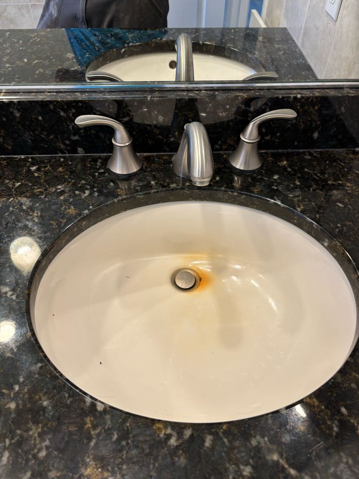 Replace both cartridges in lavatory sink. Bayville, NJ 08721