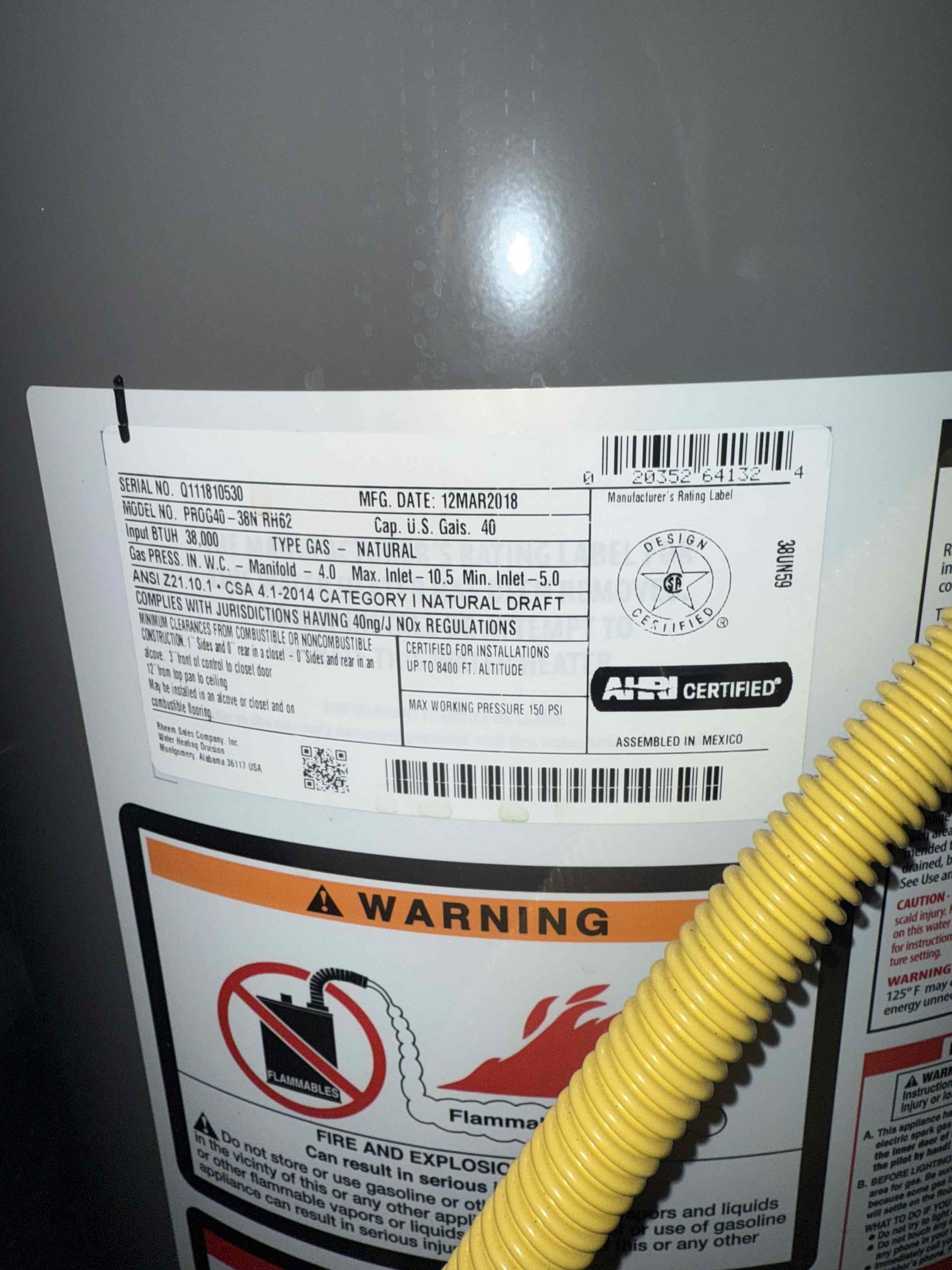 We will be sending options over to customer 