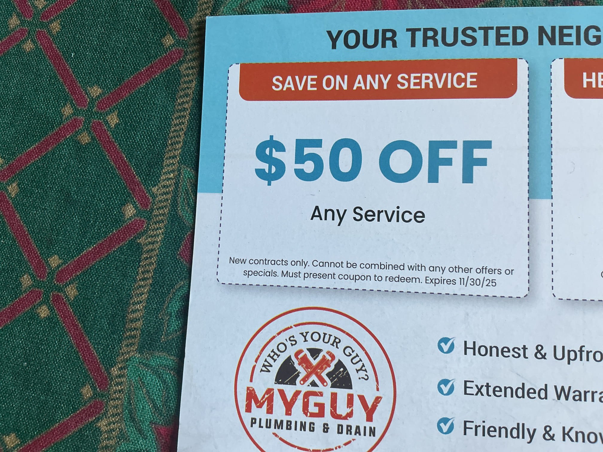 Cut out and removed damaged 1 1/2 copper drain in crawlspace.
Supplied and installed new pvc piping in its place.
Adapted to existing copper drain using no hub couplings.
Secured all my connections and ran fixtures to check for leaks.
There are no leaks at this time.