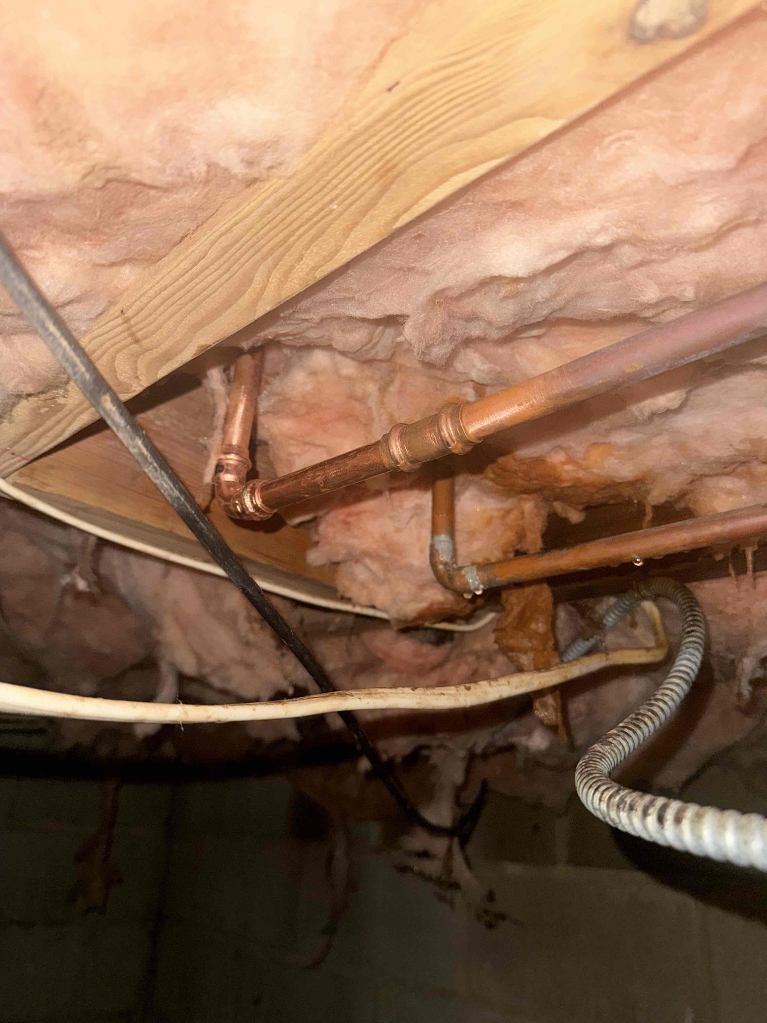 Arrived on site customer stated that they had a couple of issues. They have a leak under there lav sink and a leak in the crawlspace. After inspecting we found that the shutoff valves and faucet are leaking. And in the crawlspace customer has a pinhole leak on a copper line, MyGuy plumbing wrote up estimates to get what we found rectified. Customer would like to move forward with all work. After work was completed, MyGuy plumbing turned the water back on to the home and tested for leaks. At this time there are no leaks found everything is working as should. Customer was interested in repiping some water lines. When customer is ready Myguy plumbing will send water line specialist out to give a proper estimate.