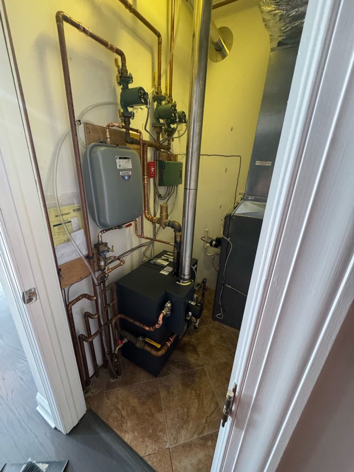New boiler install in Manasquan, NJ.
